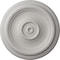 Ekena Millwork Traditional Ceiling Medallion (Fits Canopies up to 2 3/4"), 12"OD x 1"P, Ultra Pure White CM12TRUWF - alternate 1